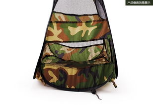 田田猫 可折叠涤纶迷彩猫帐篷 生活日用 猫咪专区 波奇宠物商城